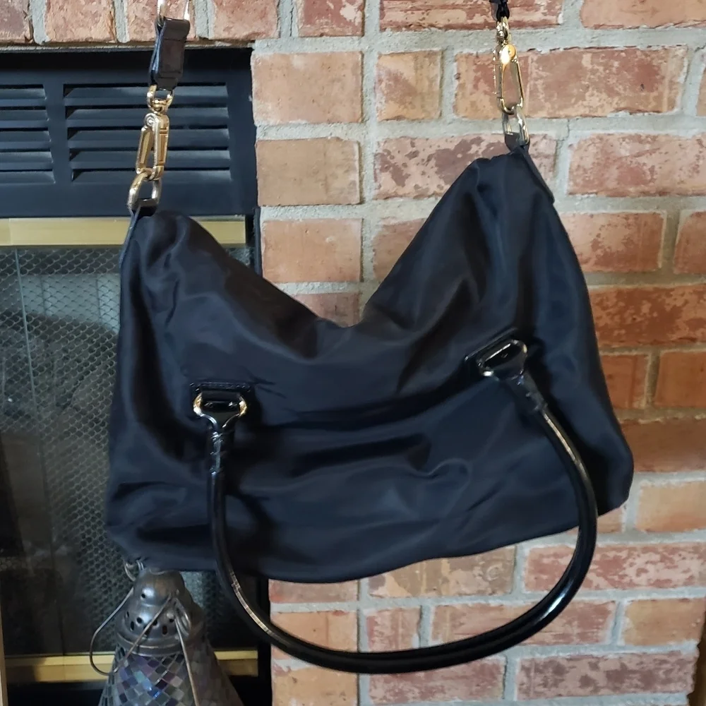 Kate Spade Carmen Basic Nylon Convertible Handbag w/ COA